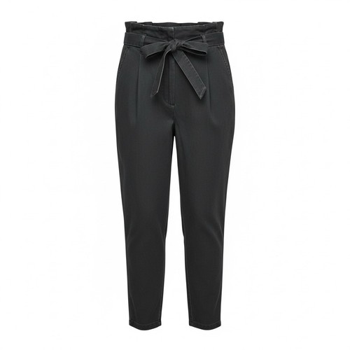 & Other Stories Black Belted Paperbag Pants