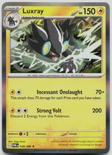Luxray 028/088 Rare Perfect Order Pokemon Holo Near Mint