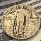 1929 Standing Liberty Quarter Silver Circulated Business Strike US Coin
