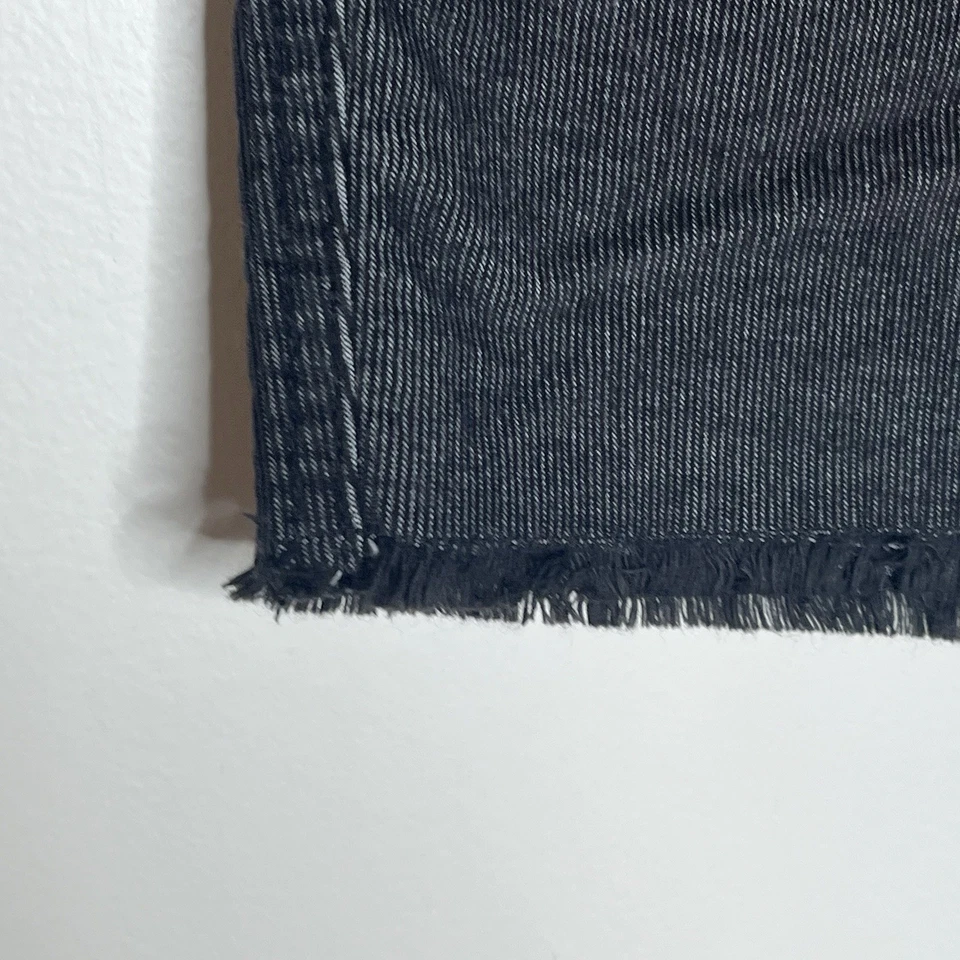 Pantalones Cortos de Pana Carve Designs Oahu Negros Para Mujer 8 Tiro Medio Dobladillo Deshilachado Corte Foto 2 de 4