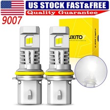 9007 Hb5 Led Headlight Super Bright High Low Beam 6500k White 30000lm Kit Combo