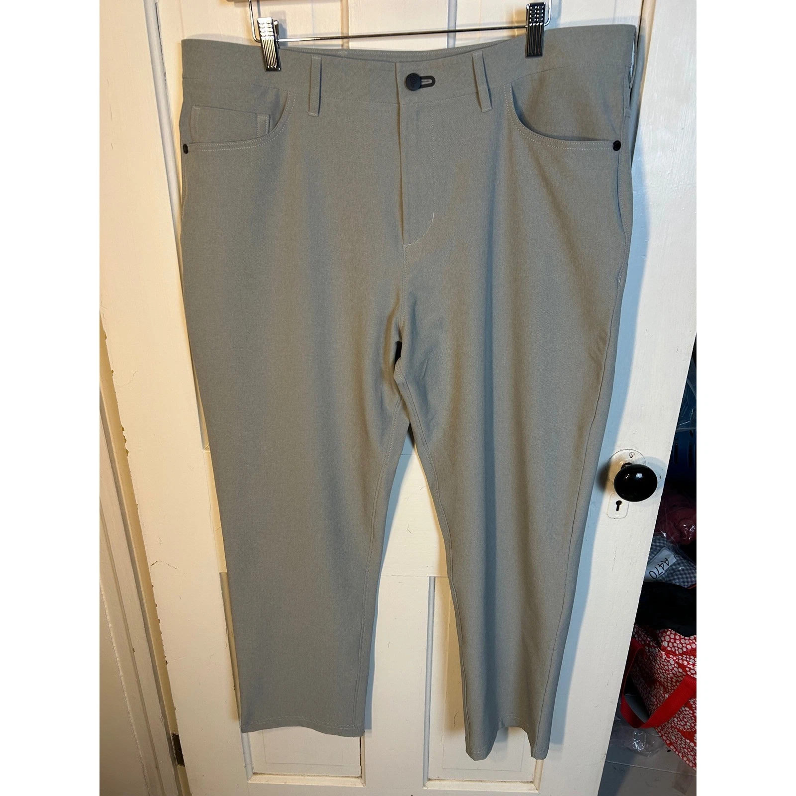 Public Rec Workday Pant Mens 38x30 Grey Straight Leg Performance Chino Trousers