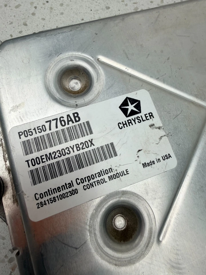 Dodge Journey 2014 2,4 L unidad de control del motor ECM ECU 05150776AB OEM B505-37 Foto 4 de 4