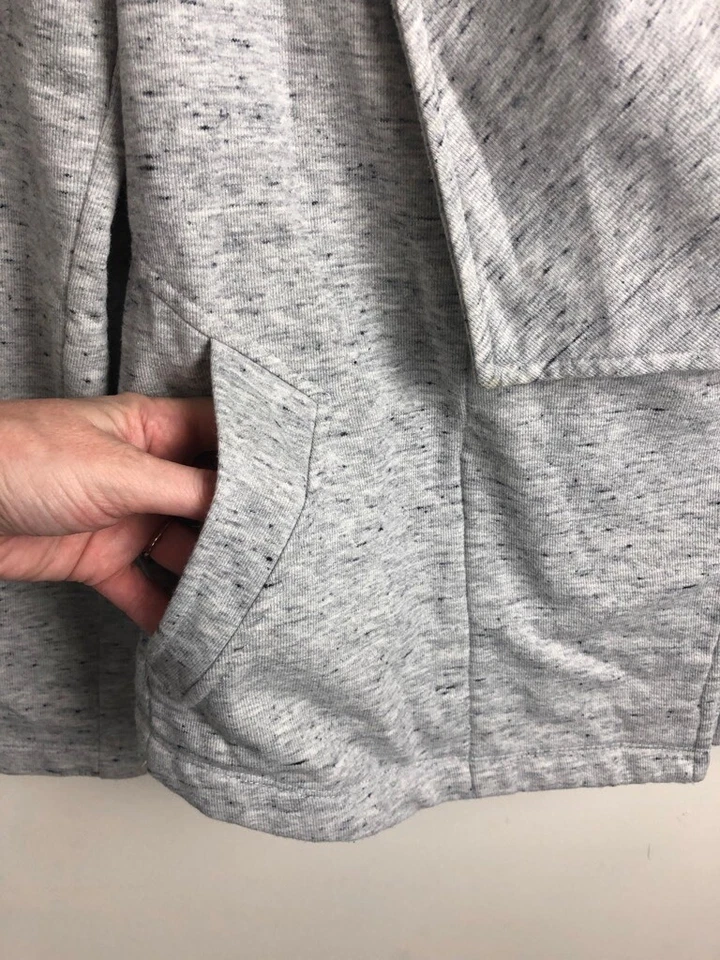 Anthropologie Saturday Sunday Womens Jacket Heather Gray Pockets Shawl Collar S - Image 2 of 4