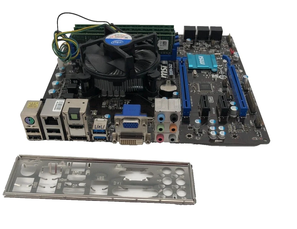 MSI B85M-G43 + i7-4790K + 32 GB RAM | Mainboard Bundle | LGA1150 Bundle | i7 CPU - Bild 2 von 2