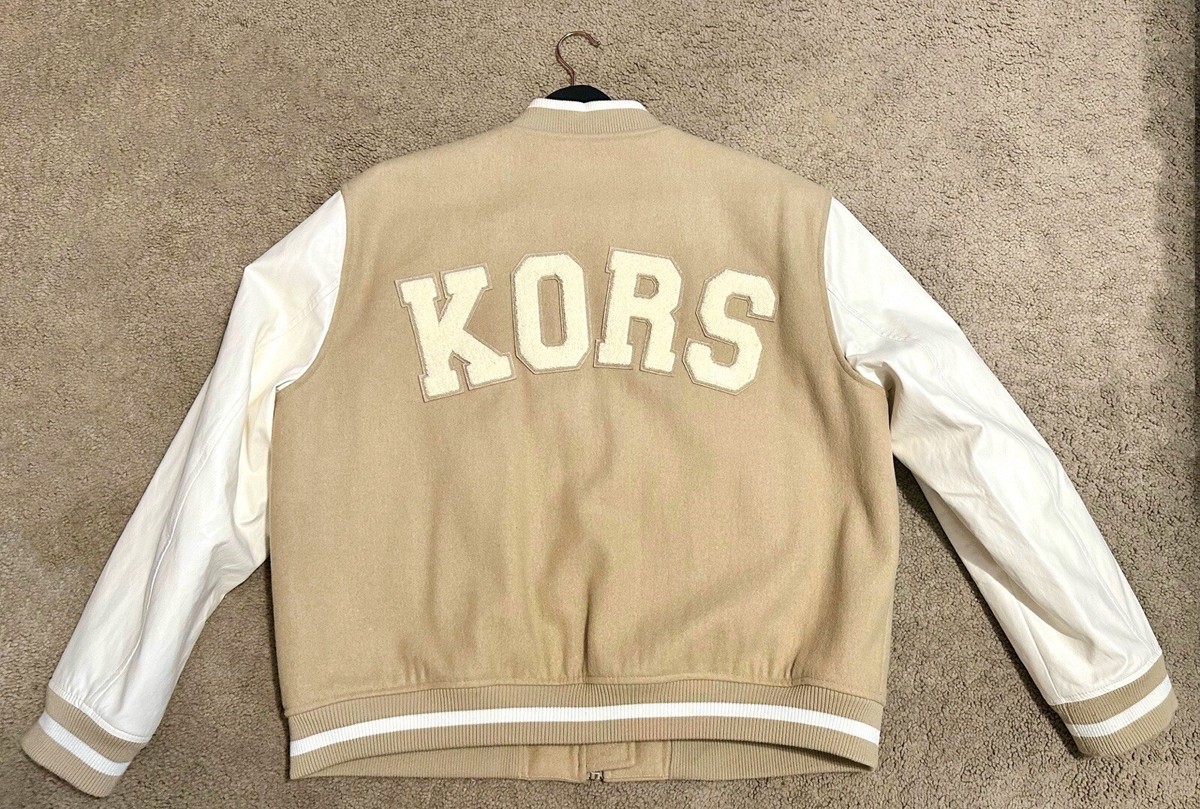 MICHAEL KORS Women's Varsity Jacket in Beige | eBay MICHAEL KORS Women's Varsity Jacket in Beige | eBay