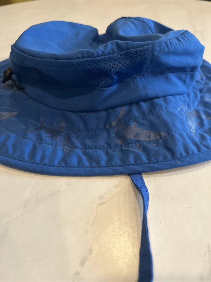 Zona de Protección Solar Niños Niños Niños Safari Sombrero Talla Única Edades 3-10 Azul Foto 4 de 4
