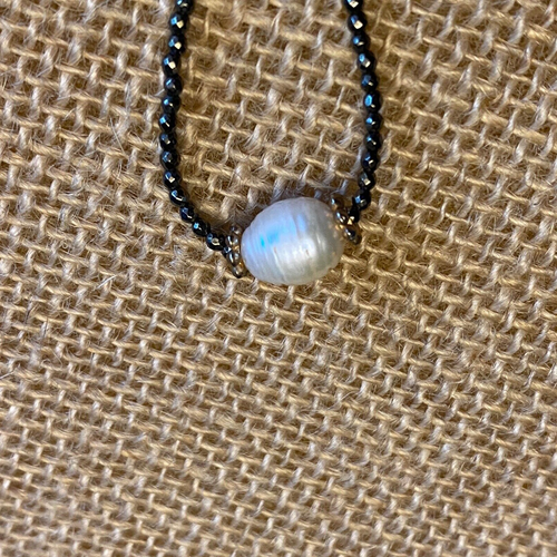 Necklace 16” Beaded Short Freshwater Pearl Crystal Handmade Classic Gift Birthda - Picture 4 of 6