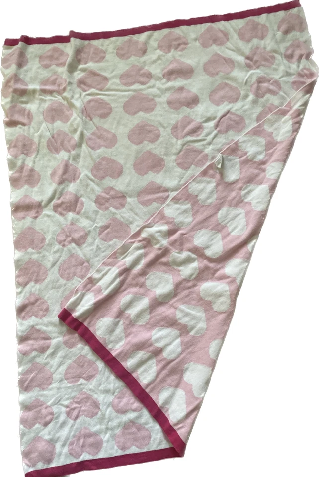 Manta de punto elástico para bebé niña Target Circo Pink Hearts Foto 2 de 4