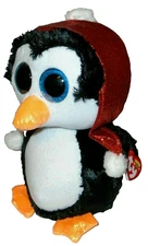 Ty Beanie Boos GALE the Holiday Penguin 8-9" Medium NEW Plush Stuffed Animal Toy