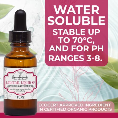 Leucidal® Liquid SF, Natural Antimicrobial for DIY Serums and Cosmetics, 1 oz - Picture 6 of 9