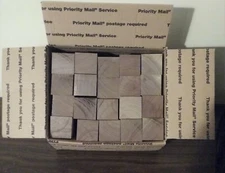 20 pieces 2 x 2 x 5 black walnut wood lathe turning blanks  