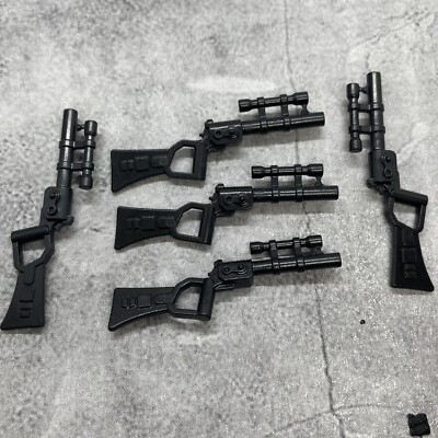 5pack Bounty Hunter Rifle Blocks Weapons Accessories for Minifigures A31018
