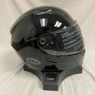 Bell Qualifier Full Face Motorcycle Helmet Solid Gloss Black Medium MD  *DISPLAY* 768686515545|