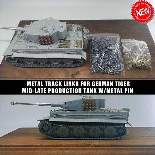 1/35 Metall Gleisglieder mit Metallstift für German Tiger Mid-late Production Tank - Bild 10 von 15