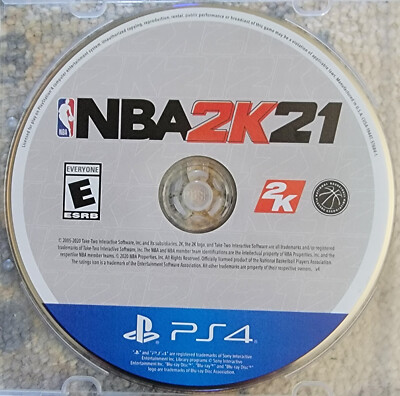 NBA 2K21 (Sony PlayStation 4 PS4) Disc Only, Tested Works!