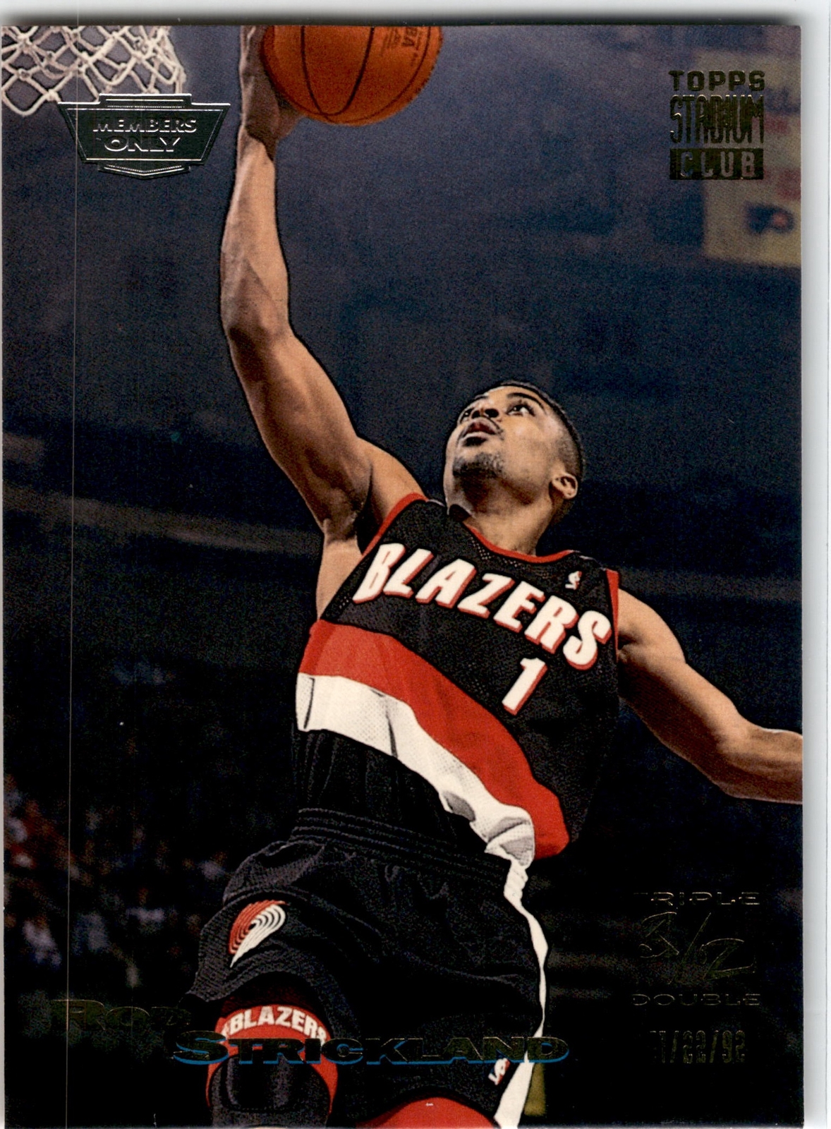 1993-94 Stadium Club #105 Rod Strickland Members Only