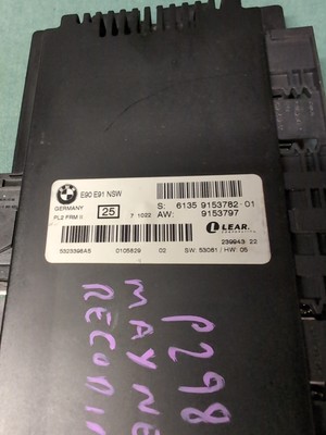 BMW 3 Series E90 Footwell Light Control Module ECU NSW Pl2 FRM II