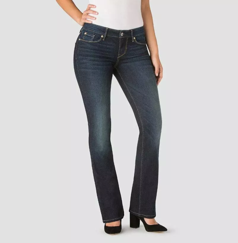 DENIZEN® from Levi's® Women's Mid-Rise Bootcut Jeans - Dark Blue 8