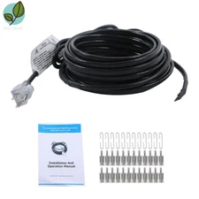 Easy To Install 30 Feet Heat Tape 120V Heating Cable For Pipe Freeze Protection