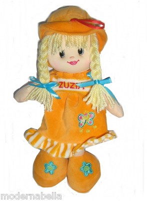 Sofia morbida Bambola peluche in tessuto da anni 30cm GIALLO