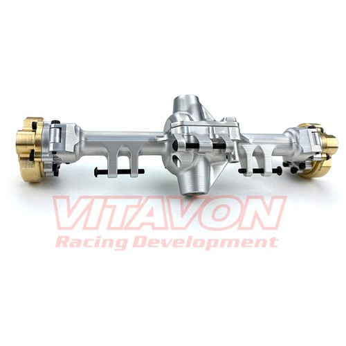 Juego de carcasa de eje medio VITAVON CNC aluminio7075 con portales de latón para Traxxas TRX-6 - Imagen 4 de 7