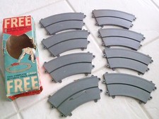 Original 1965 Ideal Motorific 8 Piece Circular Slot Car Track Layout NOS