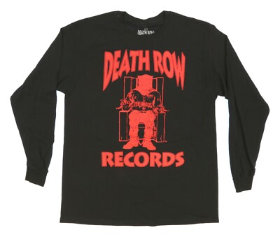 Logo Mens Black Long Sleeve Shirt 
