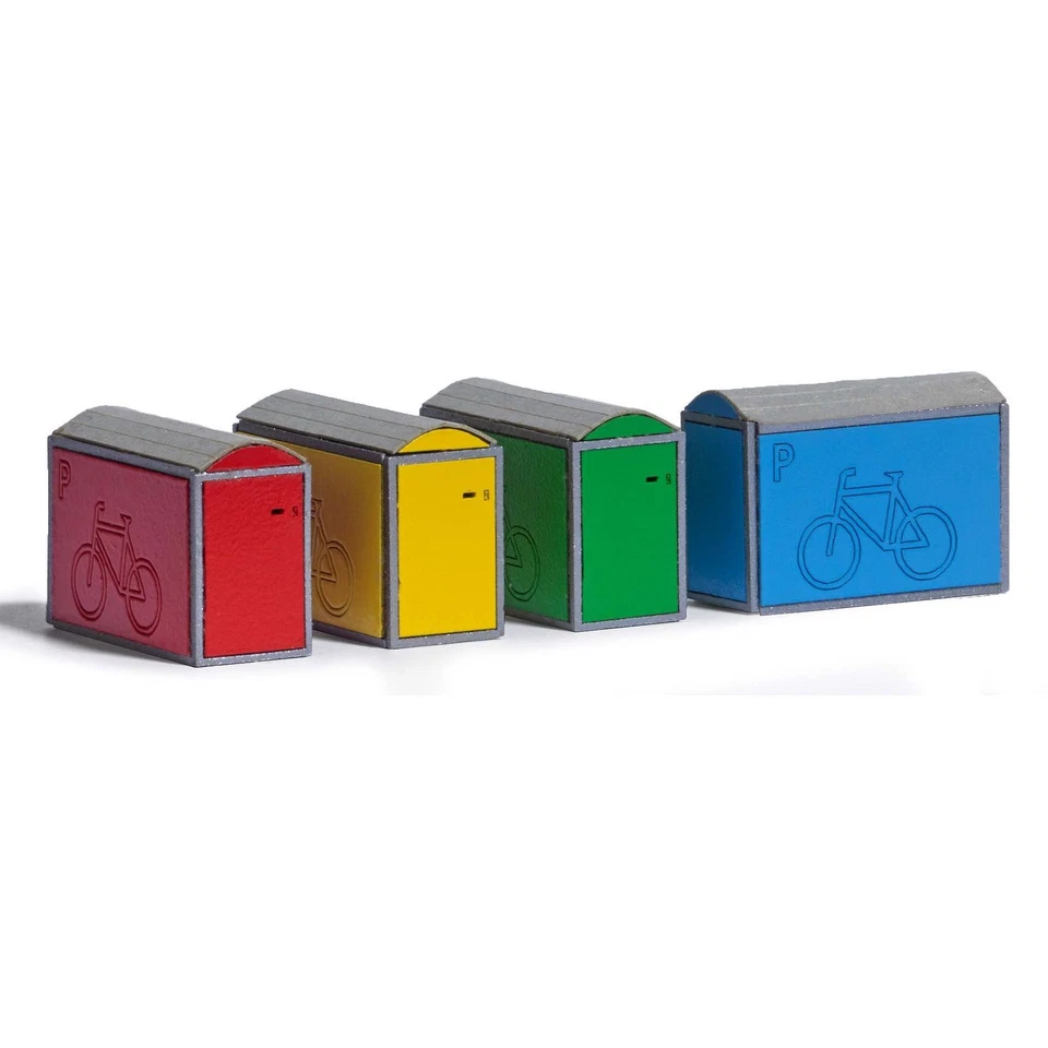 Busch H0 1988 4 Fahrradboxen