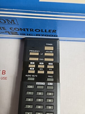ICOM RC-12 REMOTE CONTROLLER FOR IC-R7000, Icom Remote ICOM RC-12 REMOTE CONTROLLER FOR IC-R7000, Icom Remote