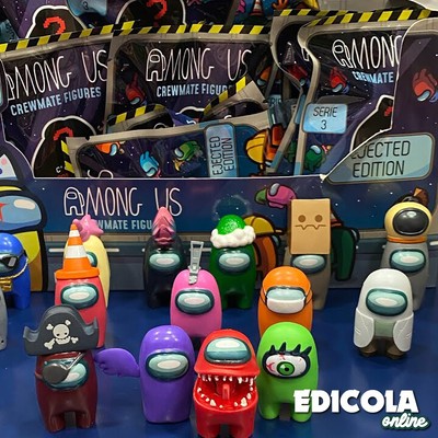 Among Us Confezione da 5 personaggi Crewmate con accessori - Serie 2 (Set 2