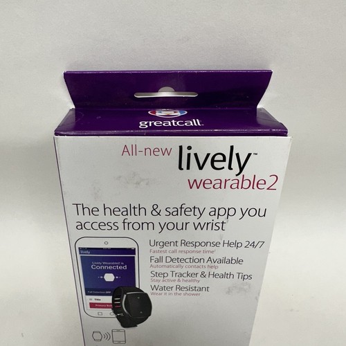 Lively - Lively Wearable2 Mobile Medical Alert Plus Step Tracker Negro Nuevo - Imagen 3 de 7