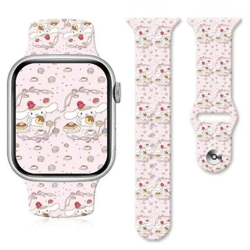 Anime Sannrio My Melody Cinnamoroll Kuromi Uhrenarmband für Apple Watch 8765 Stra - Bild 50 von 58