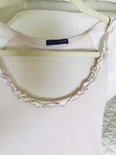 Classy Trussardi Women’s Knit Linen And Viscose Top Xs