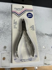 Manicare 4" Nail Plier Side Spring  Hardened Steel 414