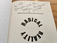W. Robynne McWayne SIGNED Radical Reality 20th Century Physics First Edition COA