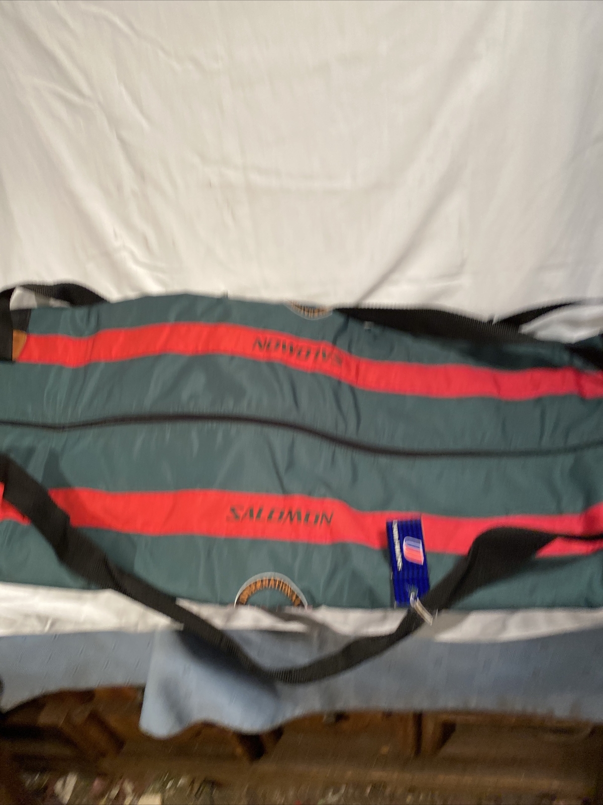 Salomon Club Line Borsa Sci Sport Invernali Viaggio Custodia Trasporto Protezione Nero Verde