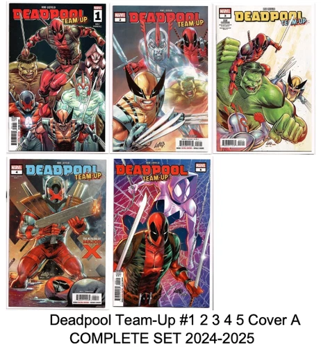 Deadpool Team-Up #1 2 3 4 5 MAIN Cover A COMPLETE SET Lot 2024-2025