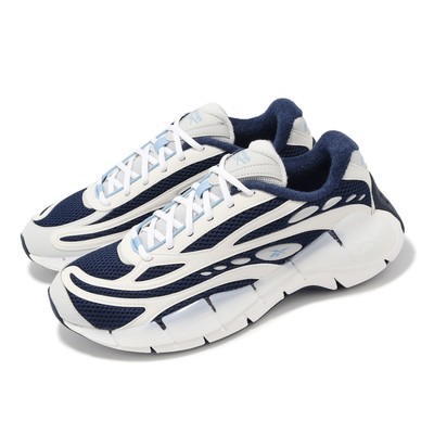 Reebok Zig Kinetica 2.5 Pure Grey Blue Vector Navy Men Unisex Running 100062885