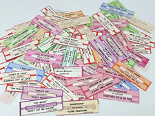 Lot of 100 Mixed Jukebox Title Strips for 45 rpm 7" No Records Juke Box