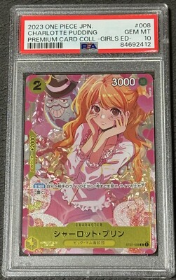 ONE PIECE - 【PSA10】シャーロット・プリン C ST07-008 PSA 10 Charlotte Pudding ST07-008 Girls Edition Promo One