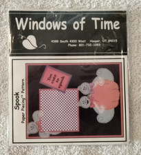 Windows of Time Paper Piercing Pattern - 'Spook' - NIP