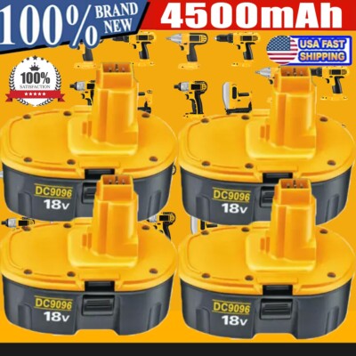 2PACK 4PACK 18V For Dewalt 18 VOLT XRP Ni-MH 7.0Ah Battery DC9096 DC9098 NEW
