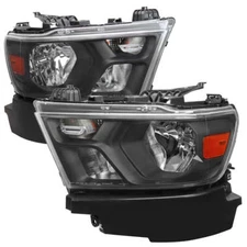 Fits 19-21 DODGE RAM OE Style Projector Headlight With Clear Lens