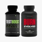 1 TEST BOOST Max + 1 Burn Evolved Sculptnation Testosterone Strength Weight Loss
