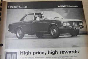 Original 1969 Motor mag road tests No 44/69: BMW 2500 E3 automatic