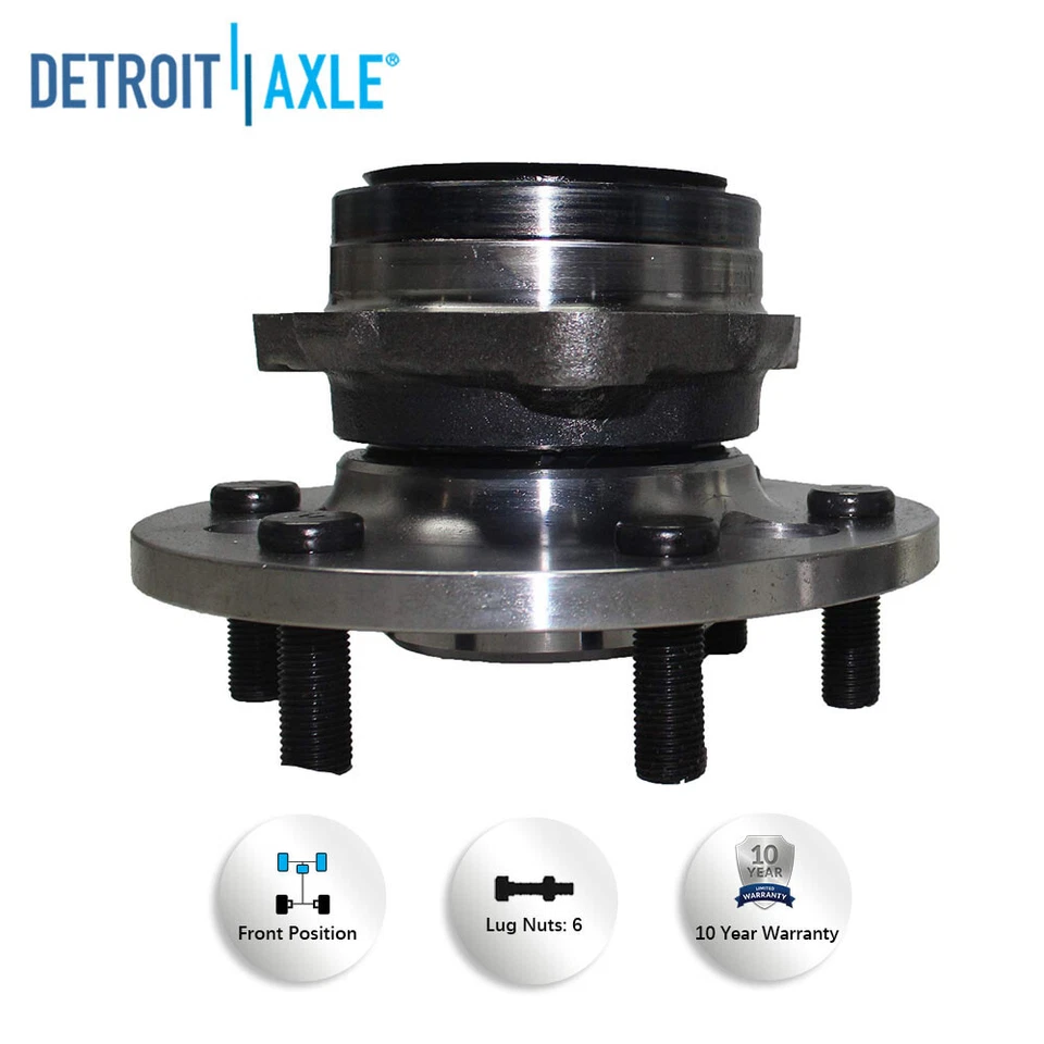 4WD Front Wheel Hub and Bearing Outer Tie Rod Kit for Chevrolet Blazer GMC Yukon - Image 4 of 4