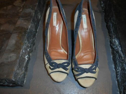 Escarpins et talons beiges Zara pour femme