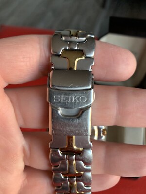 MENS SEIKO 7T32-6M49 CHRONOGRAPH - EXCELLENT VERY RARE Midnight