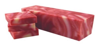 Candy Cane Handmade Soap - All Natural, Vegan, Premium Quality, Multi Scented 